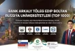 Banktan Töleg Edip Bolýan Russiýa Uniwersitetleri