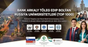 Banktan Töleg Edip Bolýan Russiýa Uniwersitetleri