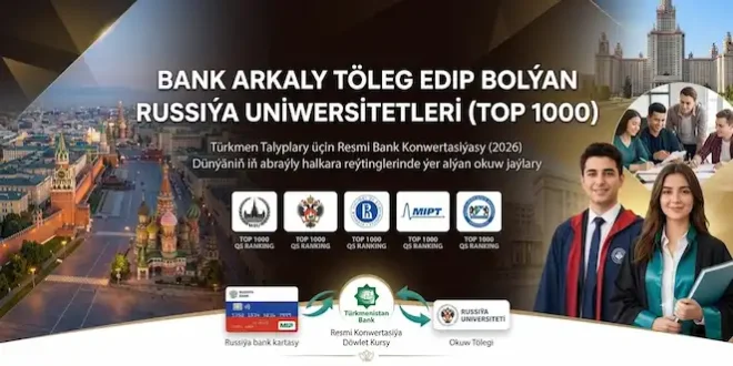 Banktan Töleg Edip Bolýan Russiýa Uniwersitetleri 2026