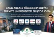 Banktan Töleg Edip Bolýan Türkiýe Uniwersitetleri