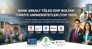 Banktan Töleg Edip Bolýan Türkiýe Uniwersitetleri