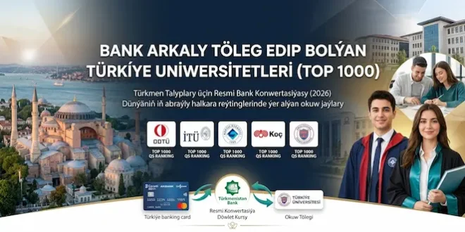 Banktan Töleg Edip Bolýan Türkiýe Uniwersitetleri 2026