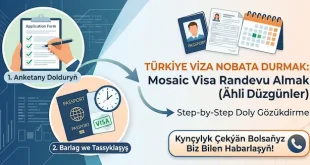 Türkiye Viza Nobata Durmak: Mosaic Visa Randevu Almak